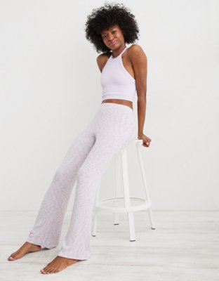 Aerie High Waisted Ribbed Baby Flare