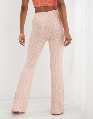 Aerie High Waisted Ribbed Baby Flare