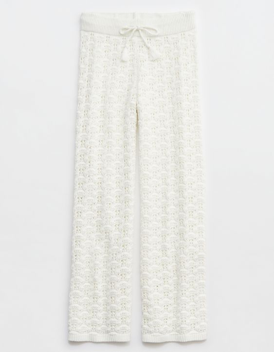 Aerie Crochet Cover Up Pant