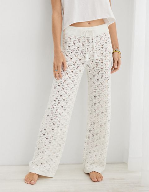 Женские брюки Aerie Crochet Cover Up Pant