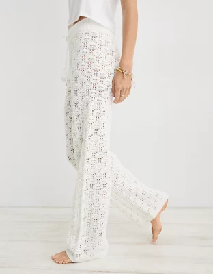 Aerie Crochet Cover Up Pant