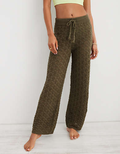 Aerie Crochet Cover Up Pant
