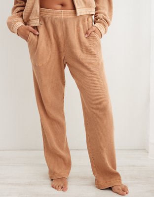 Aerie Straight Leg Waffle Pant