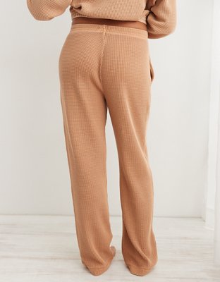 Aerie Straight Leg Waffle Pant