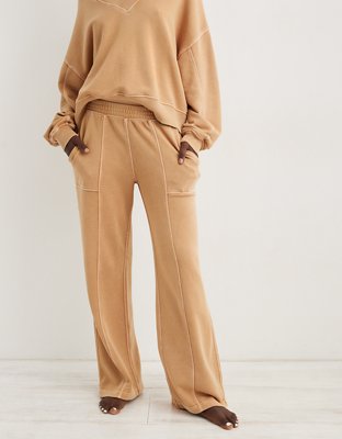 Aerie High Waisted Shine Wide Leg Pant in 2023