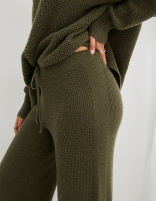 Aerie CozyUp Waffle Skater Pant