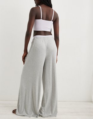 Aerie High Waisted Wide Leg Pant