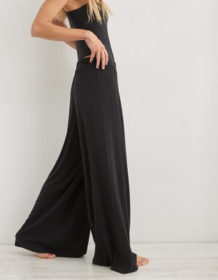 Aerie High Waisted Wide Leg Pant