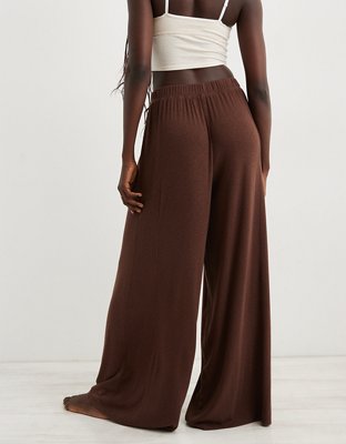 Aerie High Waisted Wide Leg Pant