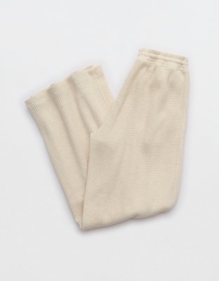 Aerie Waffle Wide Leg Skater Pant