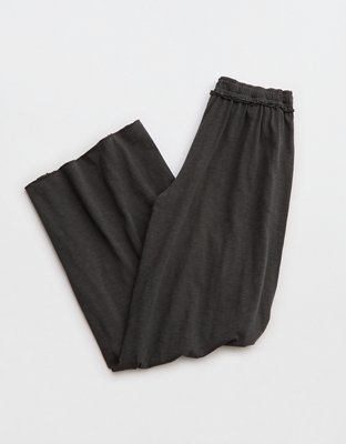 Aerie Summer House High Waisted Wide Leg Pant