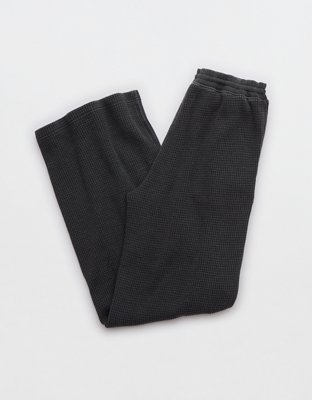 Aerie Waffle Wide Leg Skater Pant