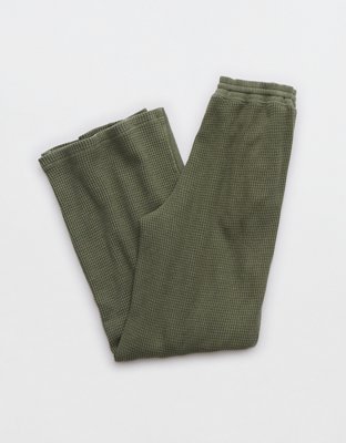 Aerie Waffle Wide Leg Skater Pant