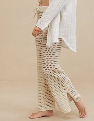 Aerie Crochet Vacay Pant