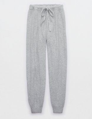 Aerie waffle plush jogger hotsell