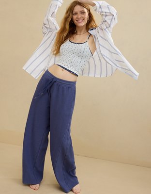 Aerie Soft Landing Ribbed Trouser
