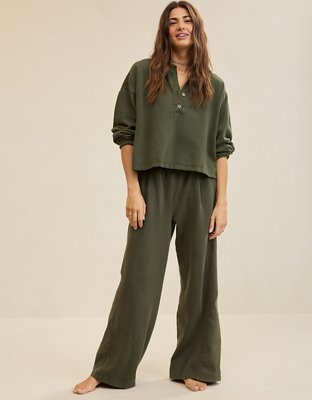Aerie First Class Fleece Trouser