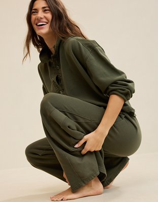 Aerie First Class Fleece Trouser