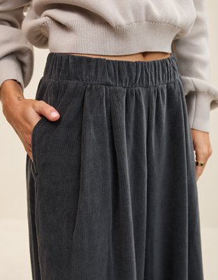 Aerie Velour Trouser