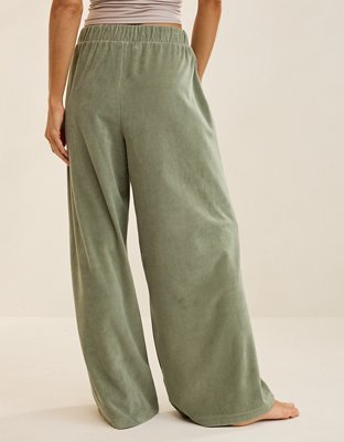Aerie Velour Trouser