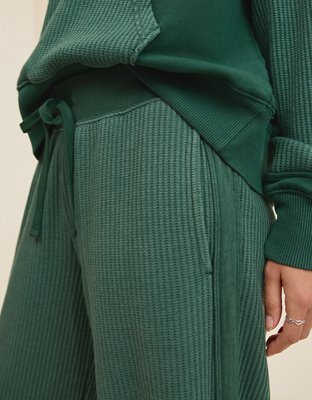 Aerie Trouser Esencial con Textura tipo Waffle