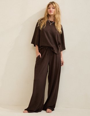 Aerie It's Casual Knit Slub Trouser