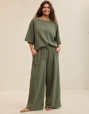 Aerie It's Casual Knit Slub Trouser