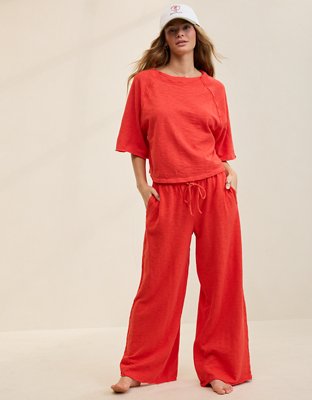 Aerie It's Casual Knit Slub Trouser