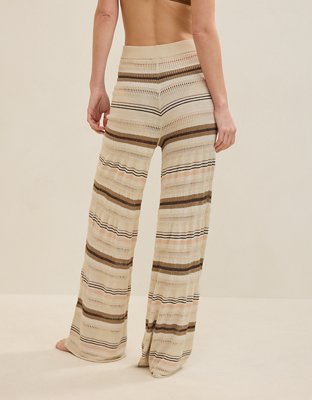 Aerie Open Knit Shimmer Pant