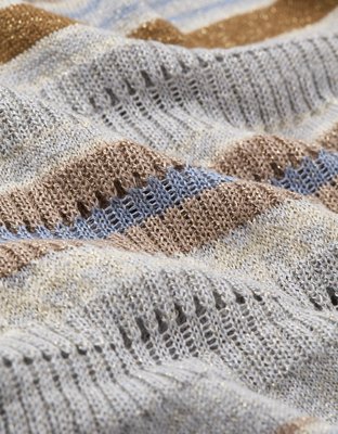 Aerie Open Knit Shimmer Pant