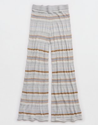 Aerie Open Knit Shimmer Pant