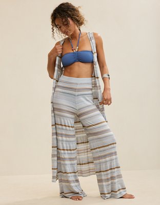 Aerie Open Knit Shimmer Pant