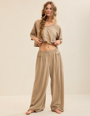 Aerie Happiest Wide Leg Pant from American Eagle - $49.95