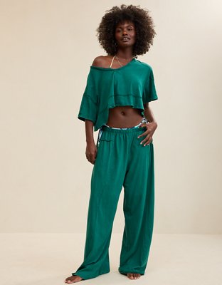 Aerie Happiest Wide Leg Pant from American Eagle - $49.95