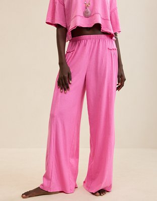 Aerie Happiest Wide Leg Trouser