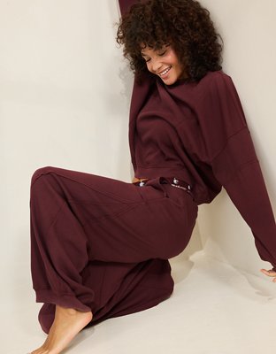 Aerie Unwind Waffle Jogger