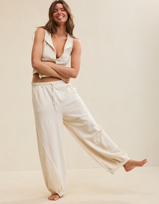 Aerie Unwind Waffle Jogger