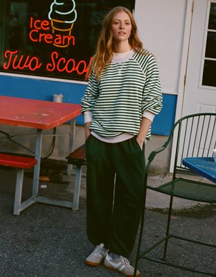 Aerie Oh Zip! Barrel Pant
