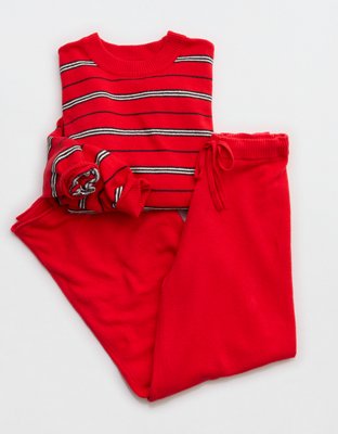 Aerie Sunday Soft® Plush Wide Leg Pant