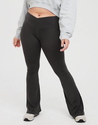 OFFLINE By Aerie Real Me High Waisted Crossover Flare Legging, Men's &  Women's Jeans, Clothes & Accessories