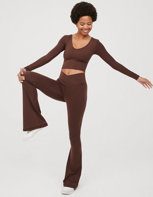 Pants, $50 at ae.com - Wheretoget  Outfits with leggings, Flare legging,  Fashion inspo outfits