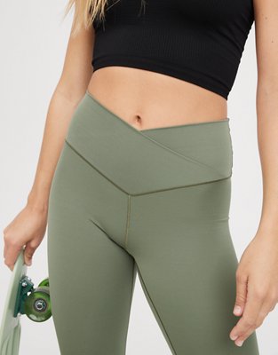 OFFLINE By Aerie Real Me High Waisted Crossover Flare Legging