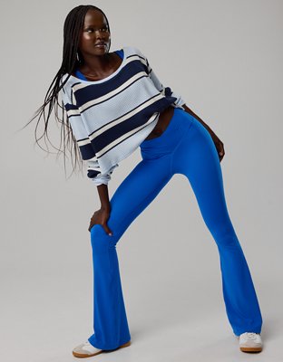 OFFLINE By Aerie Real Me High Waisted Crossover Flare Legging