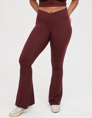 OFFLINE By Aerie Real Me High Waisted Crossover Flare Legging