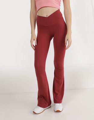 OFFLINE By Aerie Real Me High Waisted Crossover Flare Legging