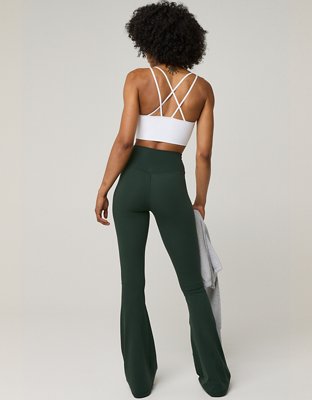 Legging à jambe évasée et à taille haute croisée Real Me OFFLINE d’Aerie