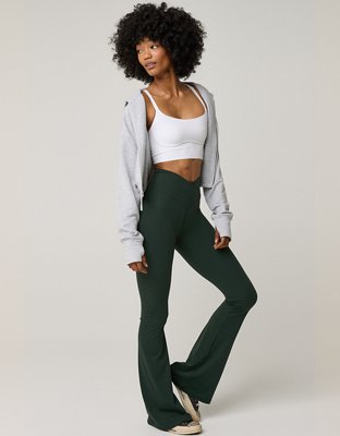 Legging à jambe évasée et à taille haute croisée Real Me OFFLINE d’Aerie
