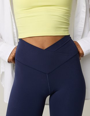 OFFLINE By Aerie Real Me High Waisted Crossover Flare Legging