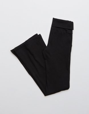 OFFLINE By Aerie OG Foldover High Waisted Slit Flare Legging
