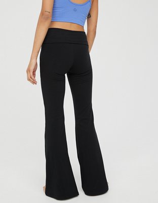 OFFLINE By Aerie OG Foldover High Waisted Slit Flare Legging